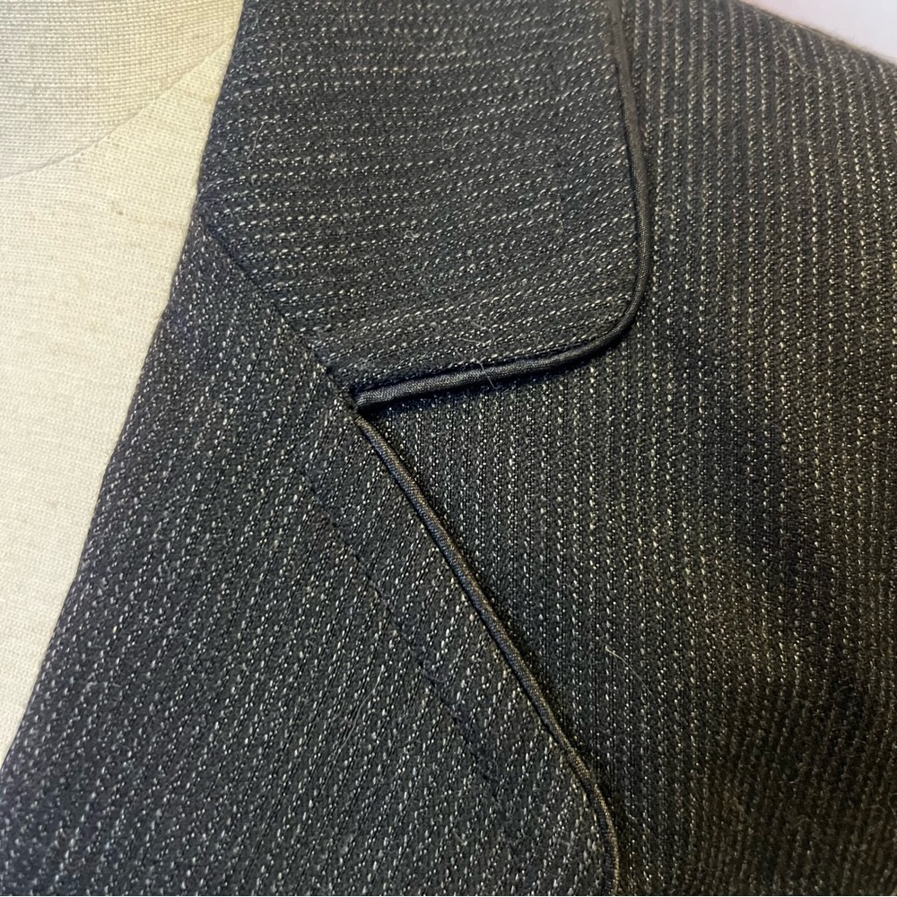 Three piece pinstripe suit from le chateau, early 2000’s